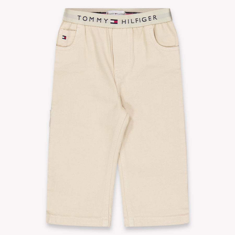 Tommy Hilfiger Baby Unisex Broek In Beige