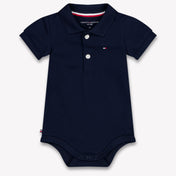 Tommy Hilfiger Baby Boys Romper In Navy