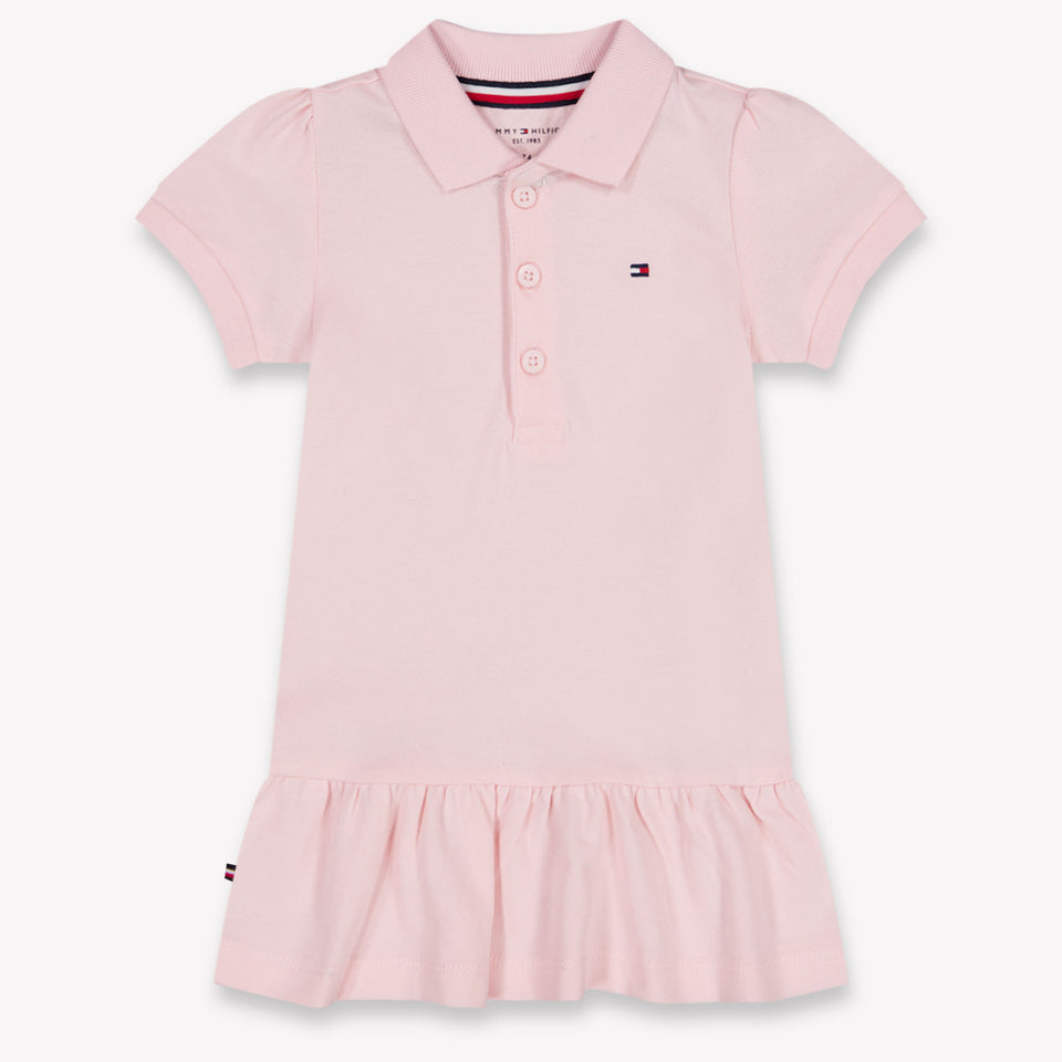 Tommy Hilfiger Baby Girls Dress In Light Pink