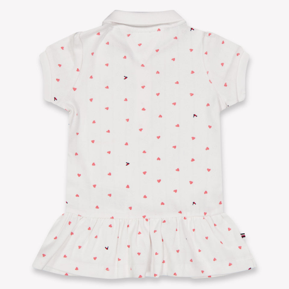 Tommy Hilfiger Baby Meisjes Jurk In Wit