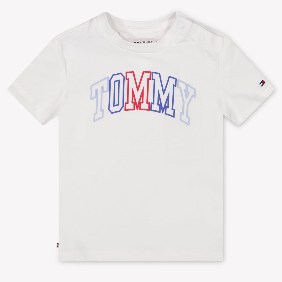 Tommy Hilfiger Baby Jongens T-Shirt In Wit