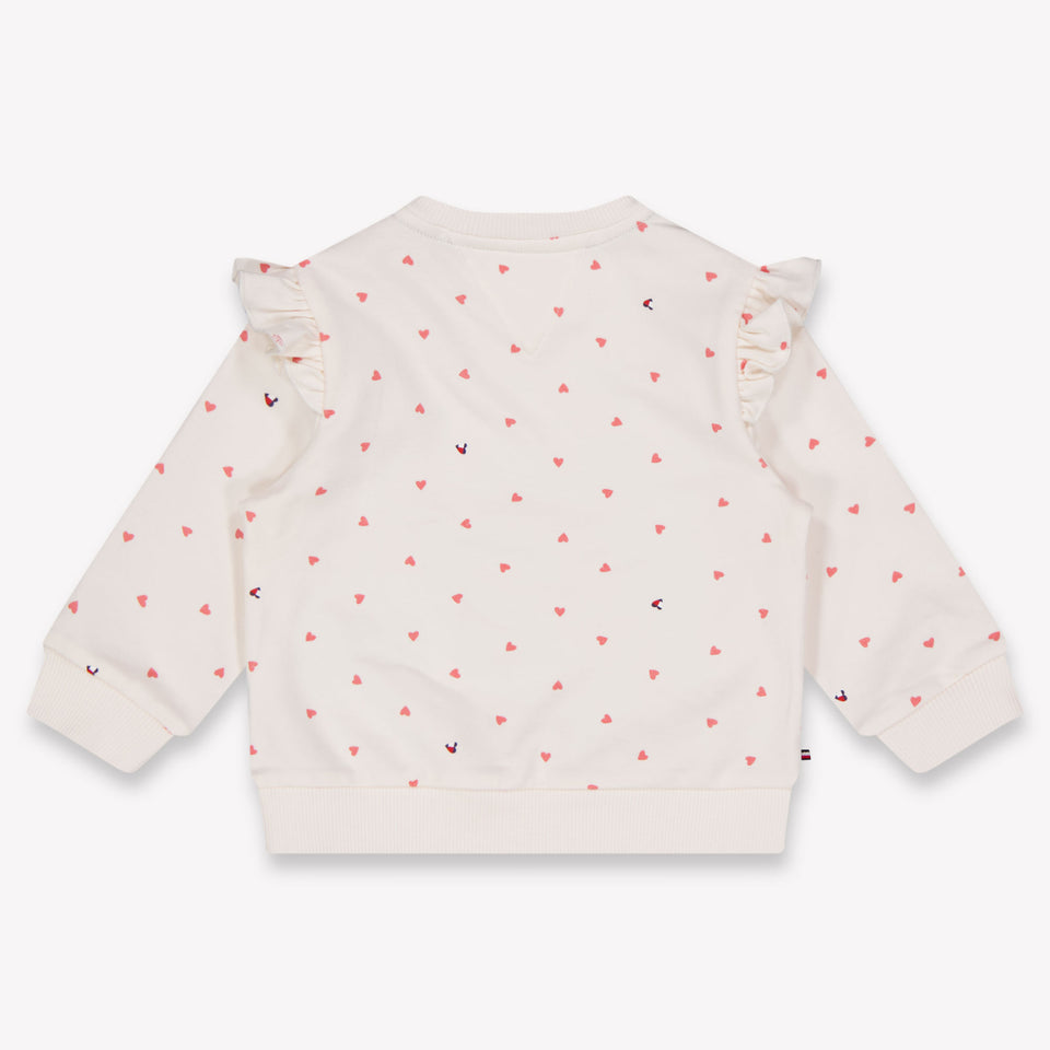 Tommy Hilfiger Baby Girls Sweater In OffWhite