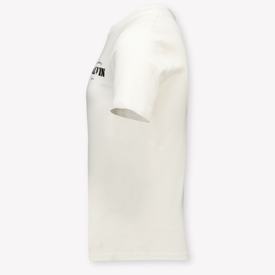 Calvin Klein Kids Boys T-Shirt In OffWhite