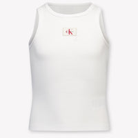 Calvin Klein Kids Girls T-Shirt In White