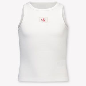 Calvin Klein Kids Girls T-Shirt In White
