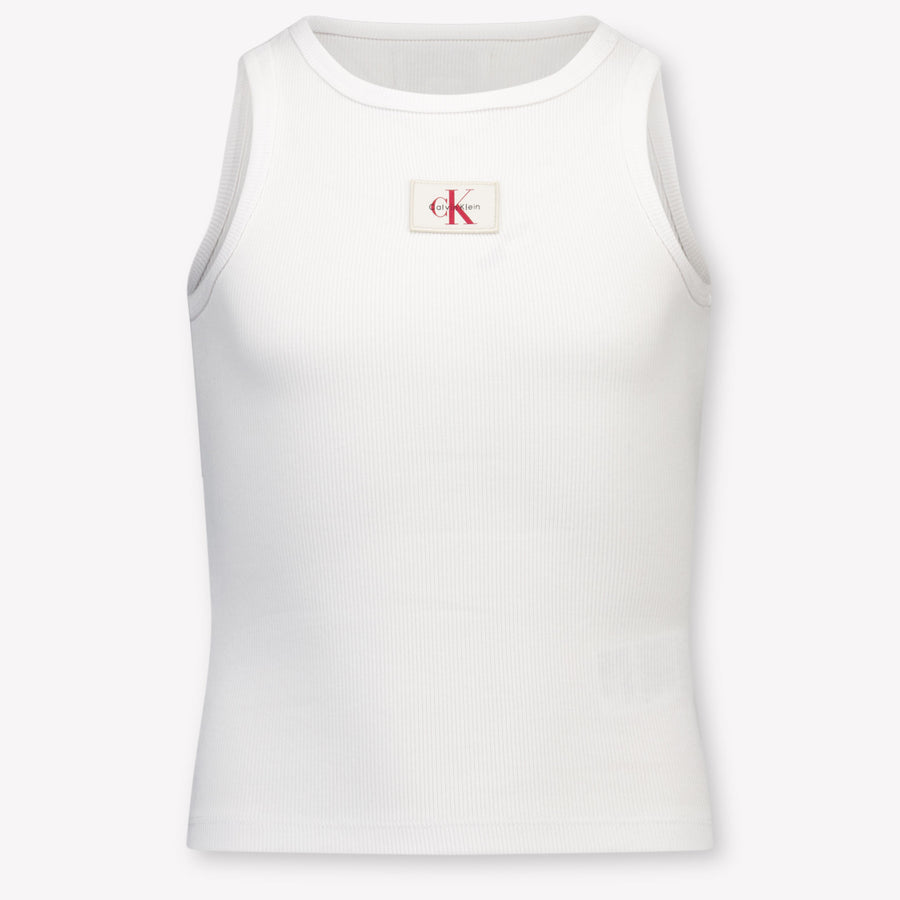 Calvin Klein Kids Girls T-Shirt In White