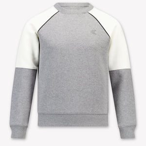 Calvin Klein Kids Boys Sweater In Gray