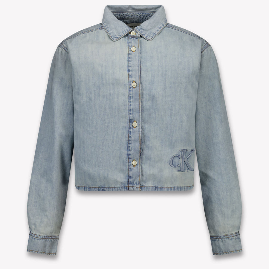 Calvin Klein Girls Blouse in Jeans