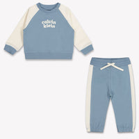 Calvin Klein Baby Unisex Joggingpak In Licht Blauw