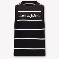 Calvin Klein Kids Girls T-Shirt In Black