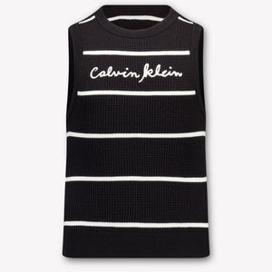 Calvin Klein Kids Girls T-Shirt In Black