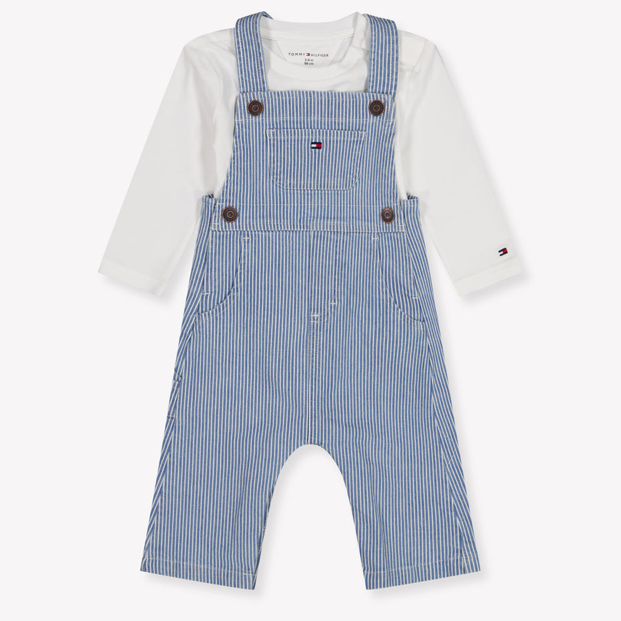 Tommy Hilfiger Baby Unisex Broek In Licht Blauw