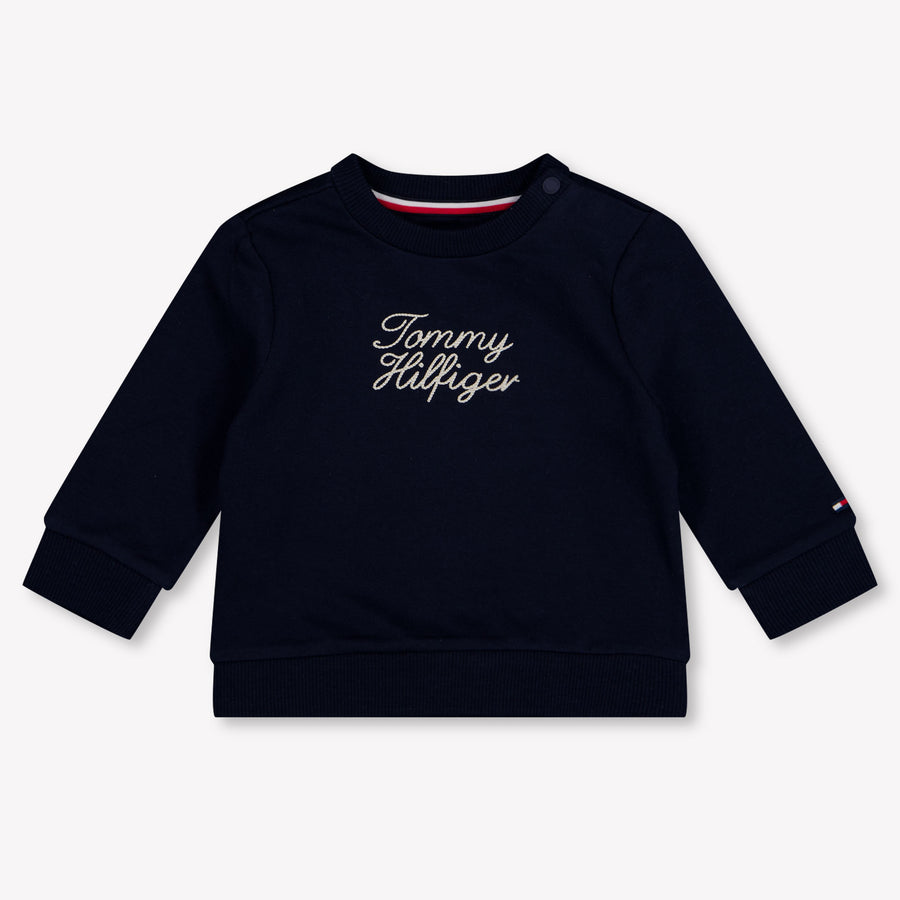 Tommy Hilfiger Baby Jongens Trui In Navy