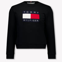 Tommy Hilfiger Kids Unisex Sweater In Black