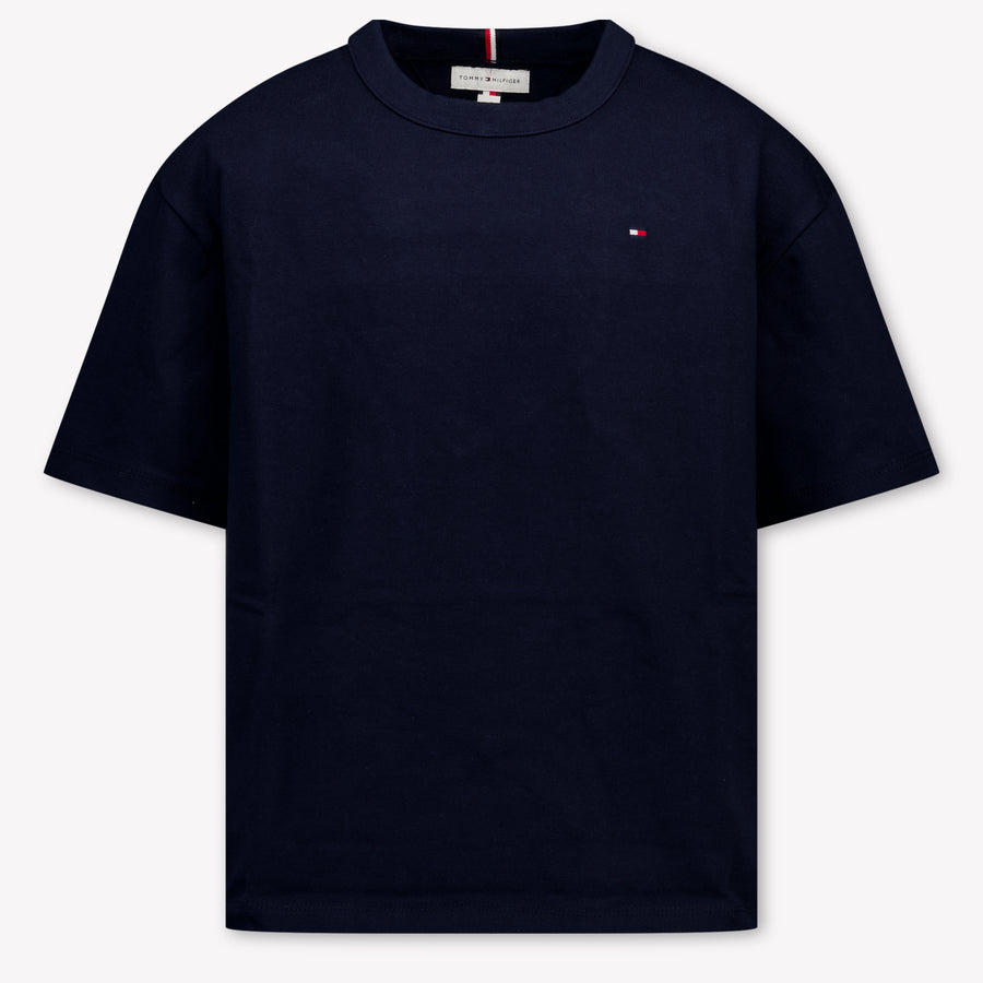 Tommy Hilfiger Kinder Jongens T-Shirt In Navy