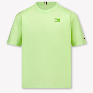 Tommy Hilfiger Kids Boys T-Shirt In Lime