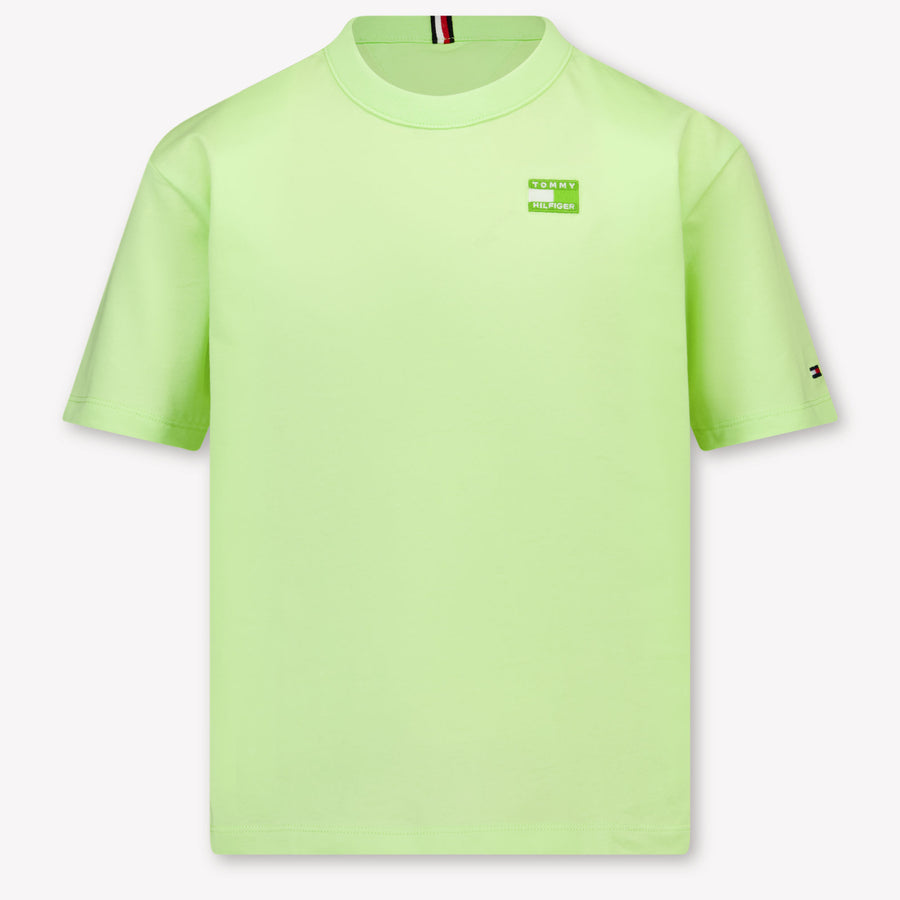 Tommy Hilfiger Kids Boys T-Shirt In Lime