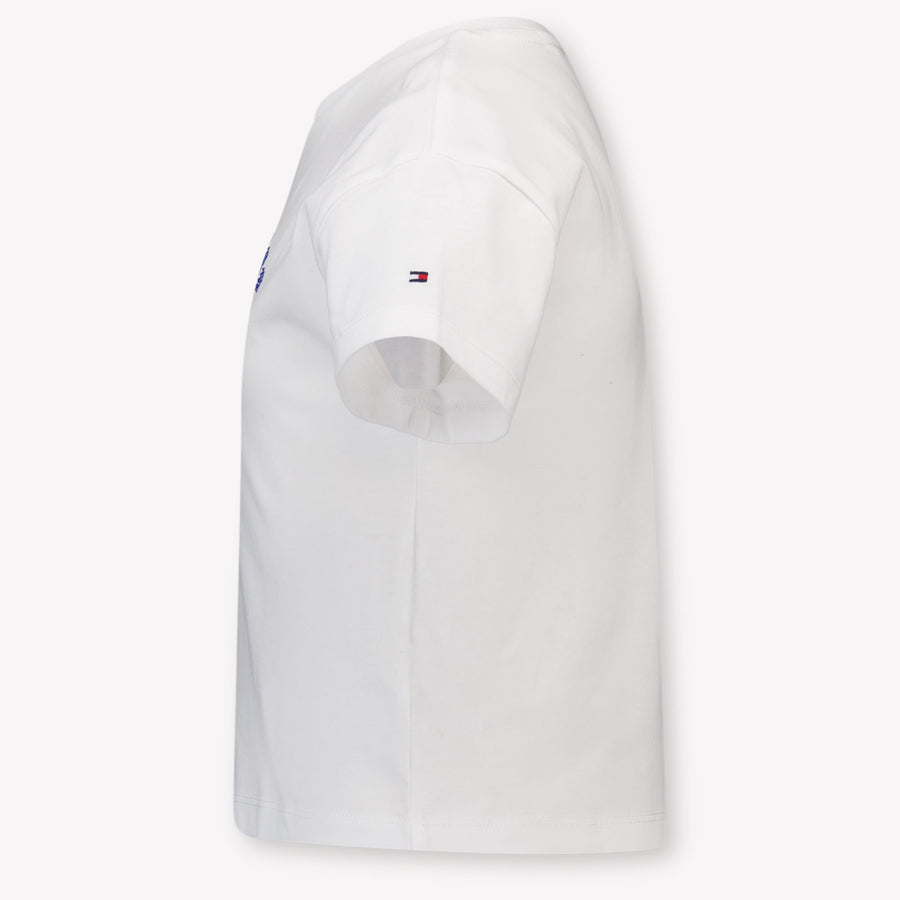 Tommy Hilfiger Kinder Meisjes T-Shirt In Wit
