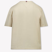 Tommy Hilfiger Kinder Jongens T-Shirt In Beige