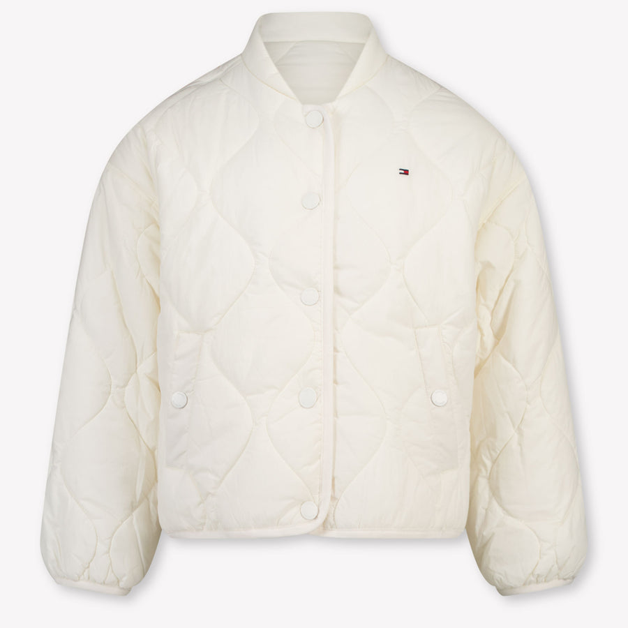 Tommy Hilfiger Kinder Meisjes Tussenjas In Off White