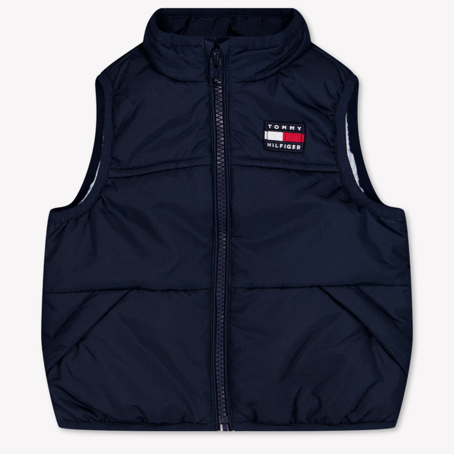 Tommy Hilfiger Baby Jongens Bodywarmer In Navy