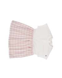 Tommy Hilfiger Baby Meisjes Jurk In Licht Roze