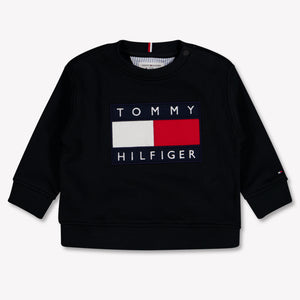 Tommy Hilfiger Baby Unisex Sweater In Black