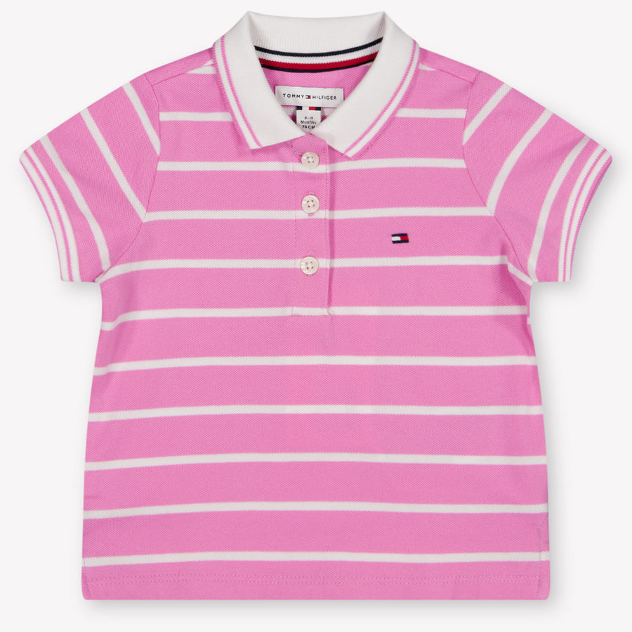 Tommy Hilfiger Baby Meisjes Polo In Roze