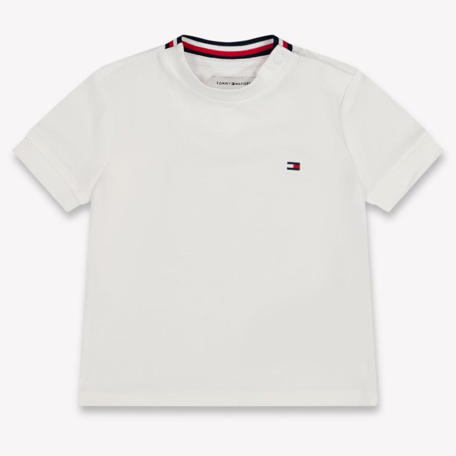 Tommy Hilfiger Baby Jongens T-Shirt In Wit