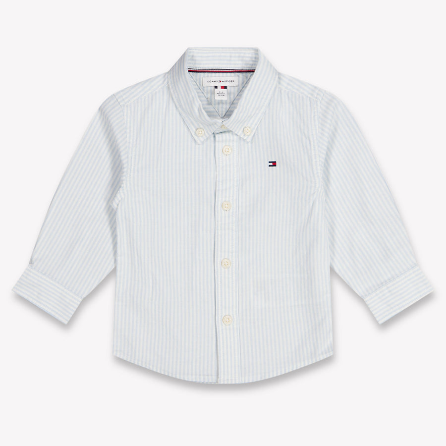 Tommy Hilfiger Baby Jongens Blouse In Licht Blauw