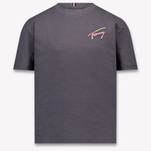 Tommy Hilfiger Kids Boys T-Shirt In Anthracite