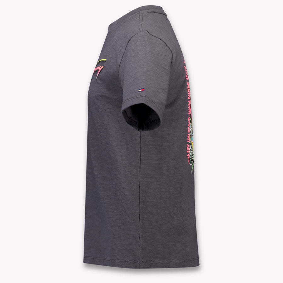 Tommy Hilfiger Kids Boys T-Shirt In Anthracite