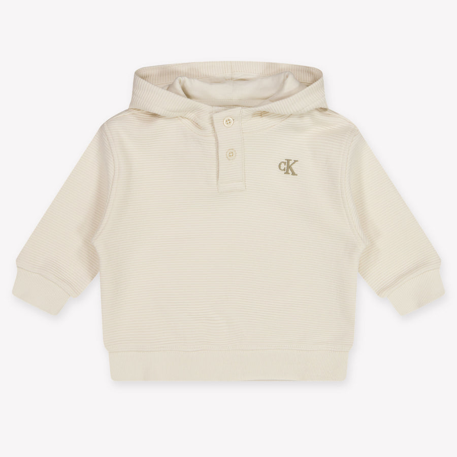 Calvin Klein Baby Unisex Trui In Off White