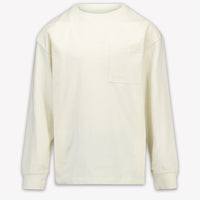 Calvin Klein Kinder Jongens T-Shirt In Off White