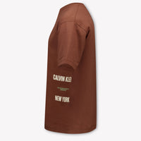 Calvin Klein Boys T-Shirt in Brown