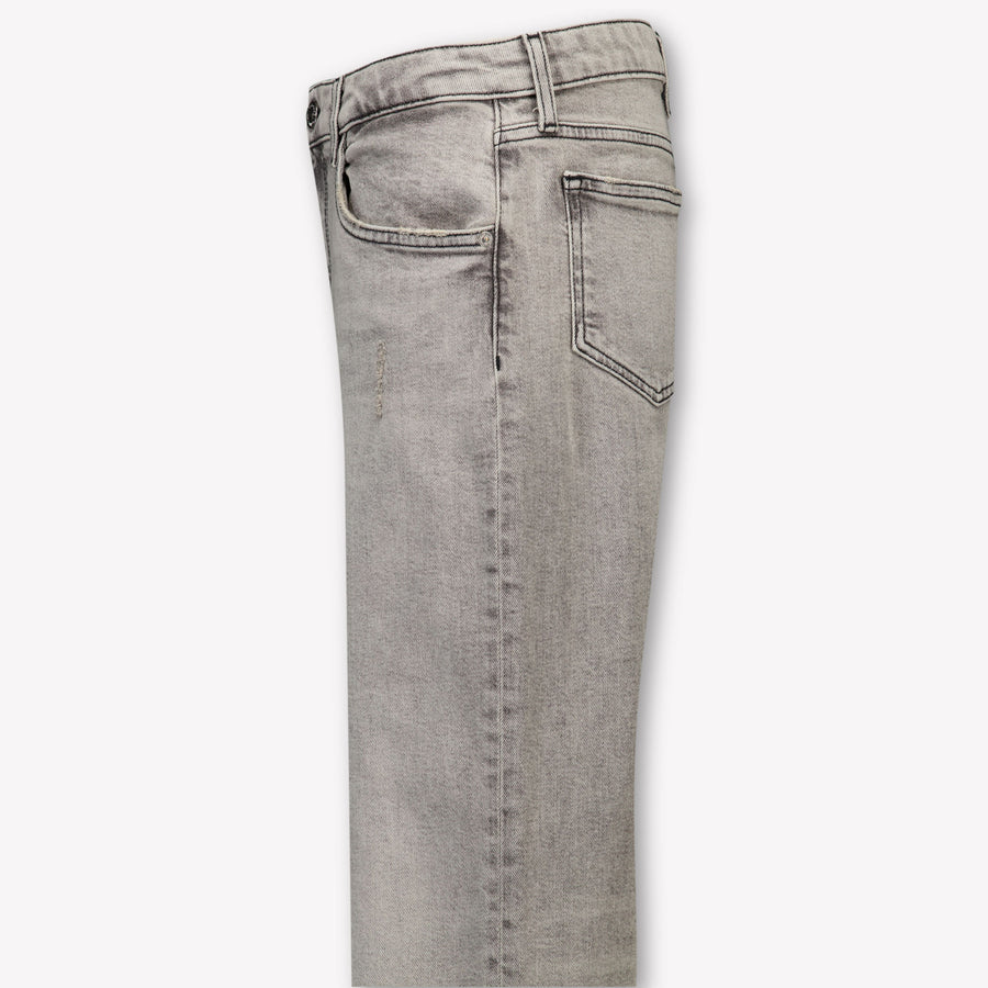 Calvin Klein Kids Boys Jeans In Light Gray