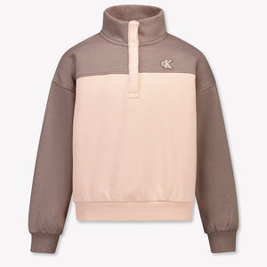 Calvin Klein Girls Sweater in Light Pink