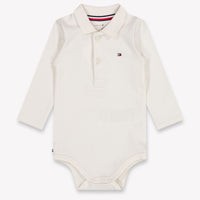 Tommy Hilfiger Baby Unisex Romper In OffWhite