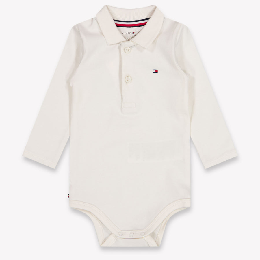 Tommy Hilfiger Baby Unisex Romper In OffWhite