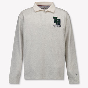 Tommy Hilfiger Kinder Jongens Polo In Grijs