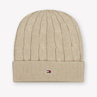 Tommy Hilfiger Kids Unisex Hat In Beige