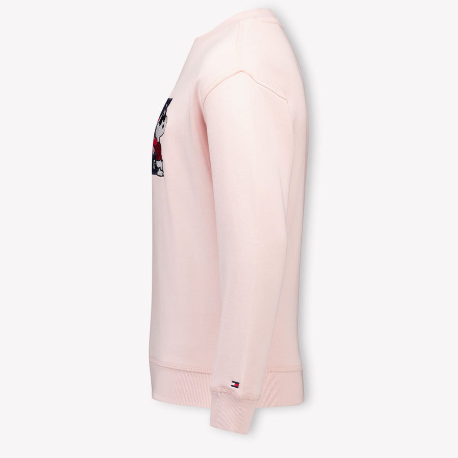 Tommy Hilfiger Kinder Meisjes Trui In Licht Roze