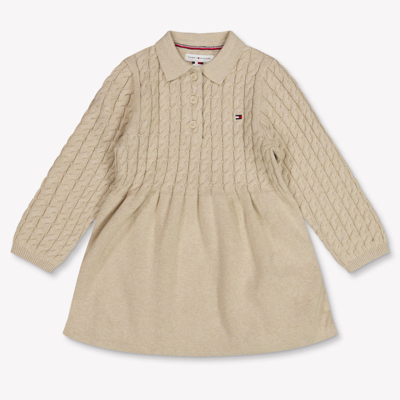 Tommy Hilfiger Baby Meisjes Jurk In Beige