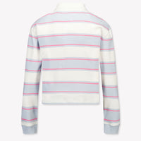 Tommy Hilfiger Kids Girls Polo In Light Blue