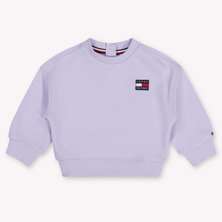 Tommy Hilfiger Baby Meisjes Sweater In Lila