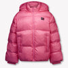 Tommy Hilfiger Kinder Meisjes Winterjas In Fuchsia