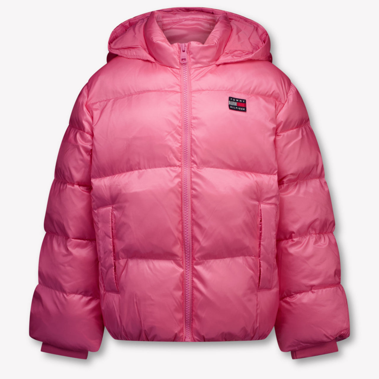 Tommy Hilfiger Kinder Meisjes Winterjas In Fuchsia