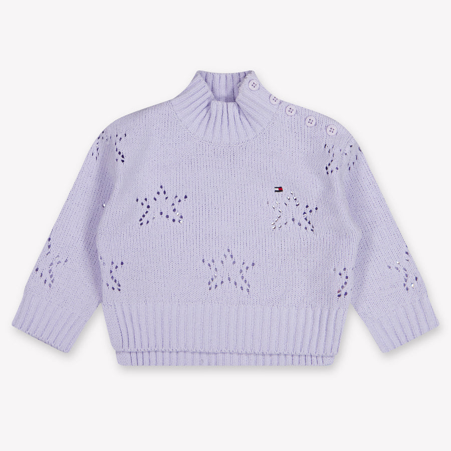 Tommy Hilfiger Baby Girls Sweater In Lilac