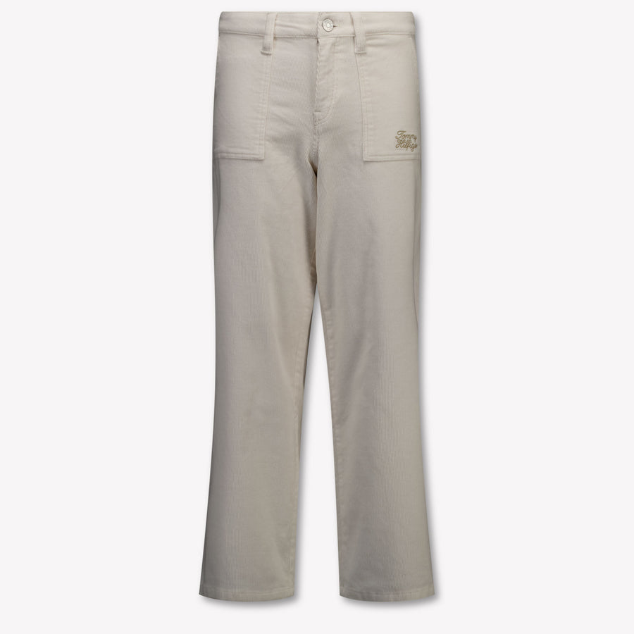 Tommy Hilfiger Kinder Meisjes Jeans In Off White