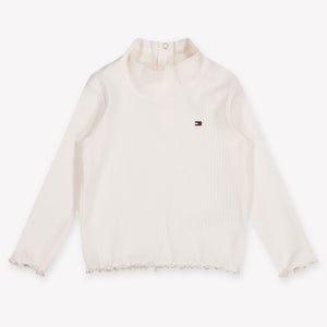 Tommy Hilfiger Baby Girls T-Shirt in Off-White